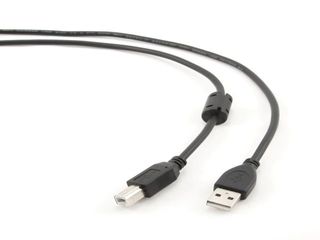 Gembird USB 2.0 cable A-plug B-plug 4.5m, black