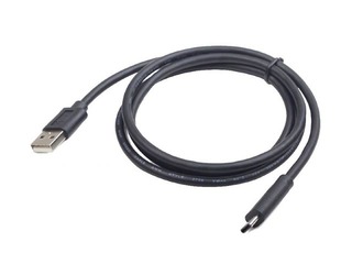 Kabelis Gembird USB Male - Type C Male 1m, Melns