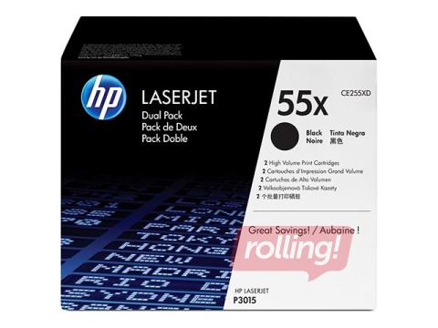 HP LASERJET CE255X BLACK DUAL PACK