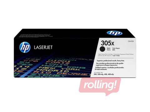 Tonera kasete HP CLJ PRO 300, melna, (4000 lpp.)