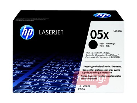 Tonera kasete HP LJ P2055, melna, (6500 lpp.)