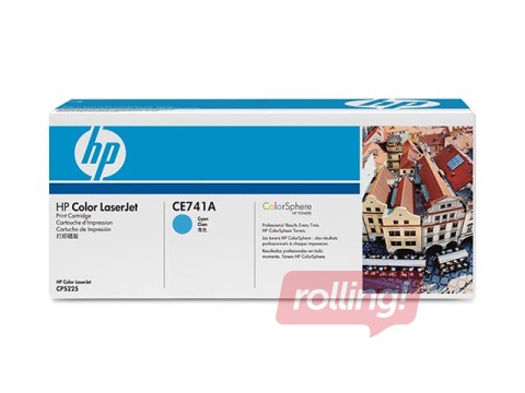 Tonera kasete HP CLJ CP5225, ciānzila, (7300 lpp.)