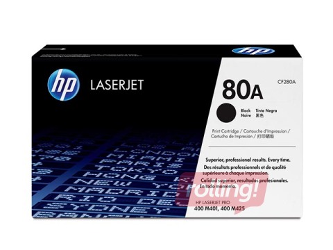 Tonera kasete HP LJ Pro  400, melna, (2700 lpp.)