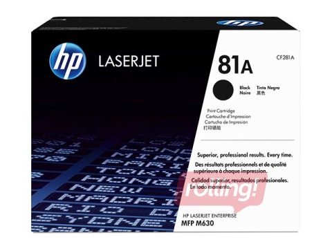 HP 81A Black Toner LJ Enterprise MFP M630 (10500 pgs)