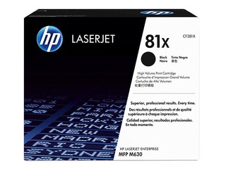 HP 81X Black Toner LJ Enterprise MFP M630 (25000 lpp)