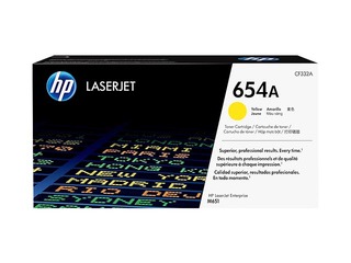 HP 654A Yellow Toner Color LaserJet Enterprise M651 15000 pages