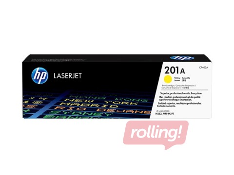Tonera Kasete HP CF402A (201A), Dzeltena (1400 lpp)