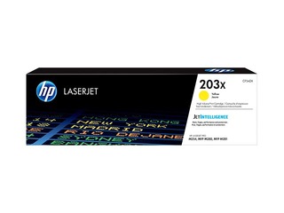 Tonera kasete HP No.203X, Dzeltena (2500 lpp)