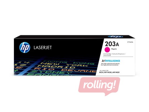 Tonera kasete HP No.203A, Fuksīna sarkana (1300 lpp)