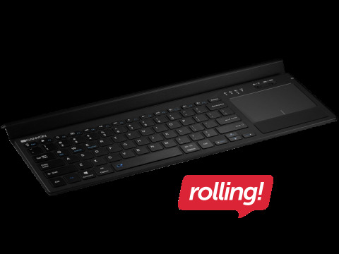 Klaviatūra CANYON Wireless Rechargeable Dual-Mode Keyboard BK-7