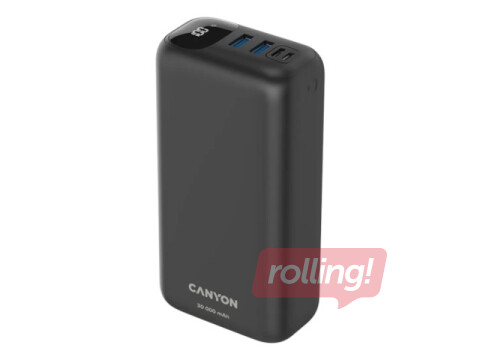 CANYON power bank PB-301 LED 30000 mAh PD 20W QC 3.0 Black