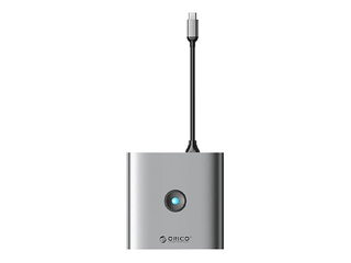 Adapteris Orico 6-in-1 hub, HDMI 4K + 2x USB-A 3.0, USB-C, 100W PD