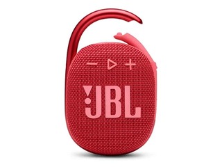 Bezvadu skaļrunis JBL Clip 4, ūdensizturīgs, sarkans
