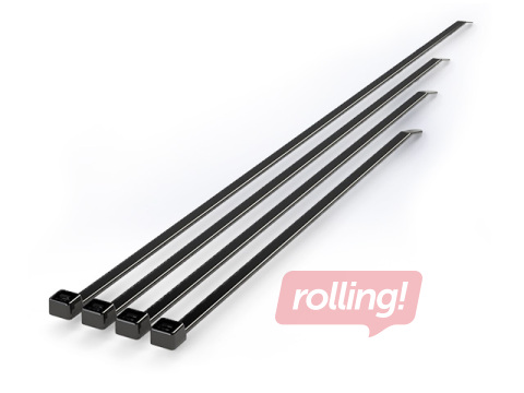 Kabeļu savilce 3.6 x 300 mm melna, 100 gab