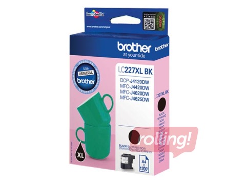 Tintes kasete  Brother MFCJ4620DW, melna, (1200 lpp)