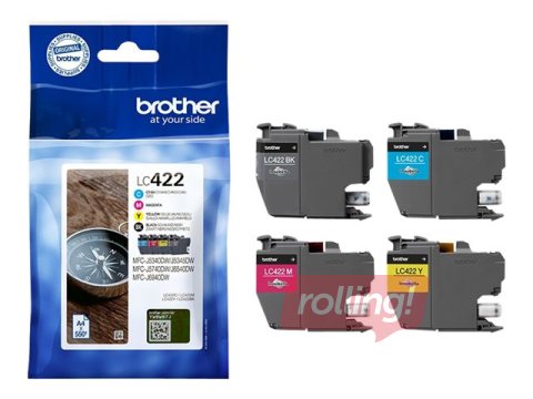 Brother LC422 Multipack ink cartridges, Brother MFC-J5340/5740/6540/6940