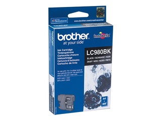 Ink cartridge Brother LC980, black, (300 pgs)