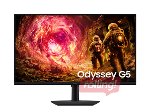 Monitors Samsung Odyssey G5, S27FG502EU, Fast IPS, QHD 2560 × 1440 ar 180Hz, 27