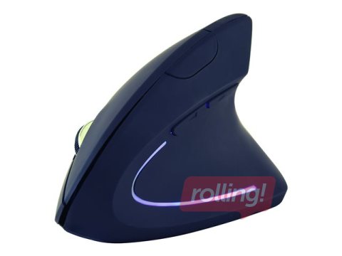 Bezvadu datorpele Gembird Ergonomic Wireless, Black