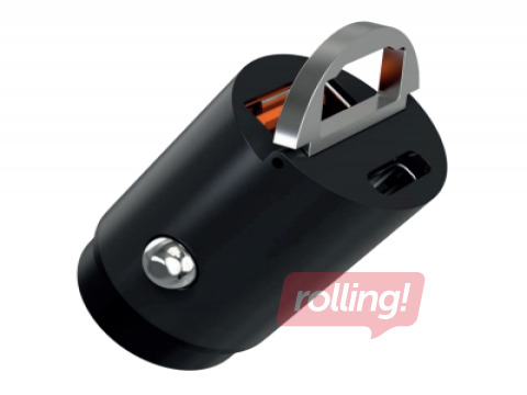 Auto lādētājs Quick QC-410 ar USB-C / USB 35W