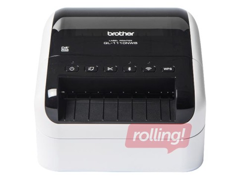 Brother QL-1110NWBC uzlīmju printeris (USB,LAN,W-LAN, Bluetooth)