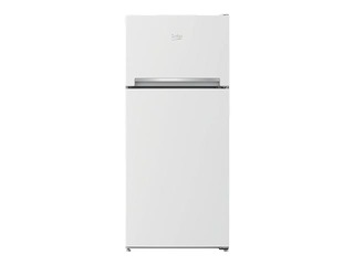 Ledusskapis Beko ar saldētavu augšā, 124 cm, balts