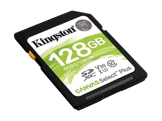 Atmiņas karte Kingston SDXC 128GB Canvas Select Plus