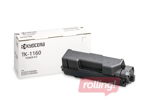 Tonera kasete Kyocera Ecosys P2040, melna, (7200 lpp.)