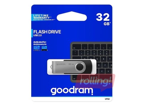 USB datu nesējs Goodram UTS2 32GB USB 2.0 Black