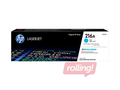 Tonera kasete HP 216A, ciānzila (850 lpp)