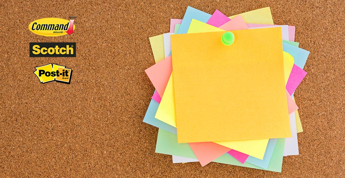 Iegādājies Post-it, Scotch un Command produktus un saņem krēmveida dušas želeju 