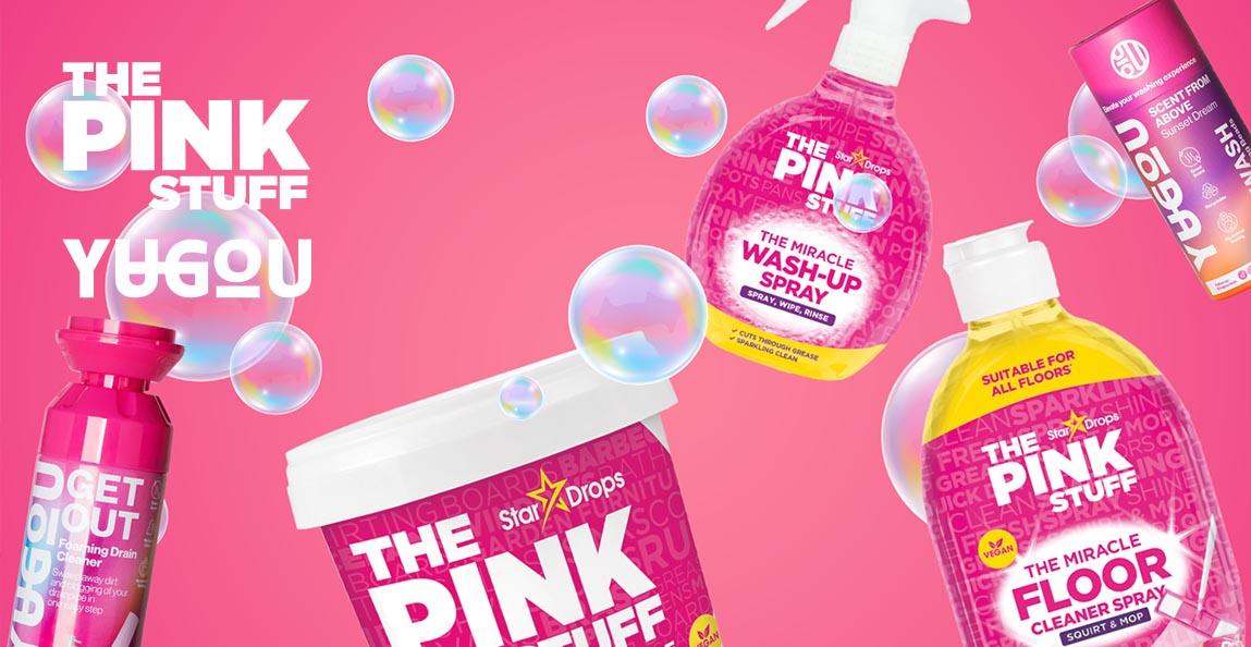 Iegādājies The Pink Stuff un YuGou produktus un saņem dāvanu komplektu 