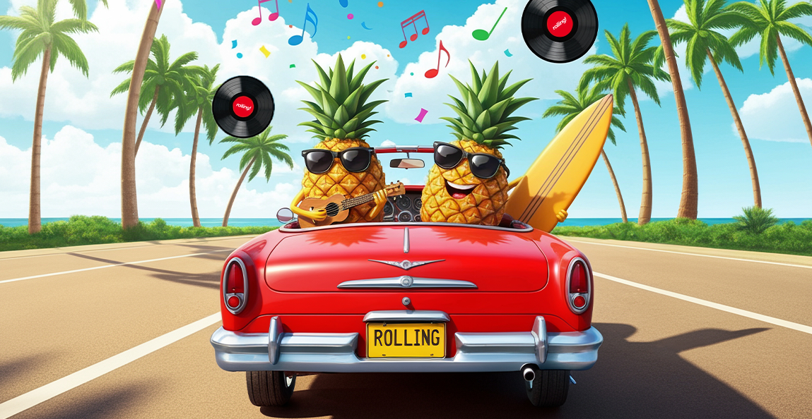 Iegriez ballīti savā birojā ar Rolling ANANASU BOOMBOX dāvanā! 