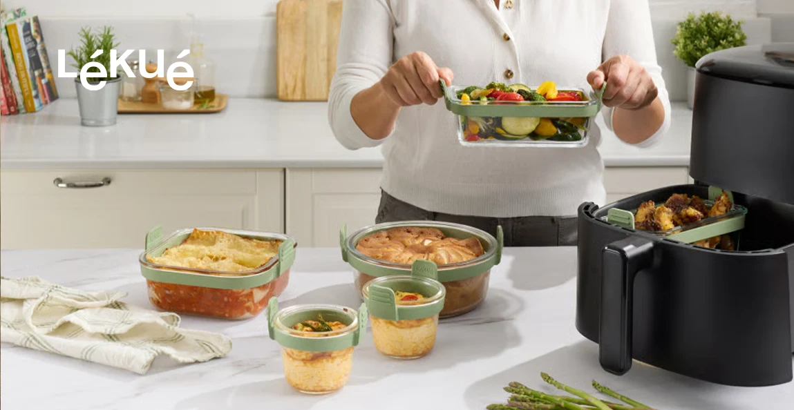 Iegādājies Lekue produktus un saņem Lekue mikroviļņu krāsns šķīvja pārsegu dāvanā!