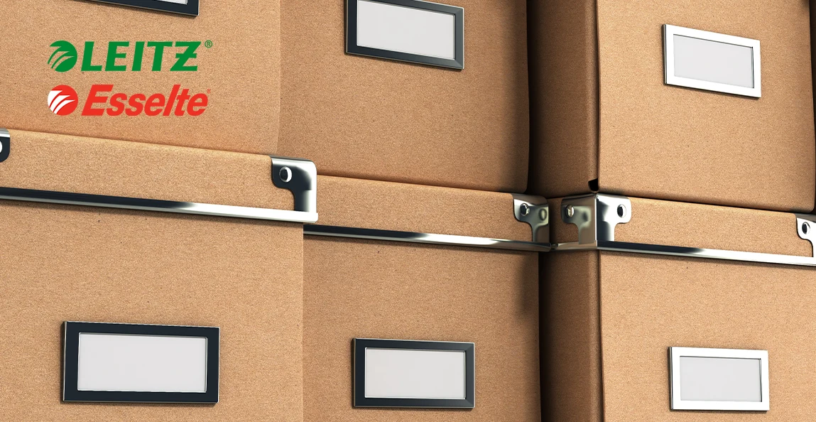 Iegādājies Leitz un Esselte arhivēšanas preces un saņem Nobo stikla tāfeli dāvanā!