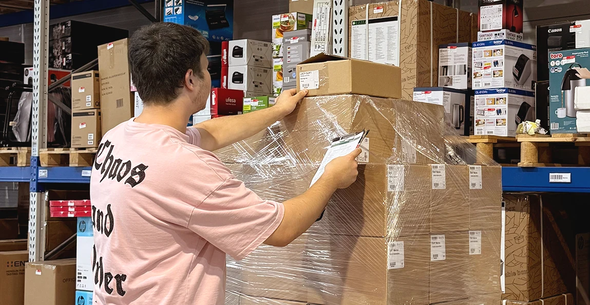 Изменения в получении заказов - На месте в складе Rolling во время инвентаризации!