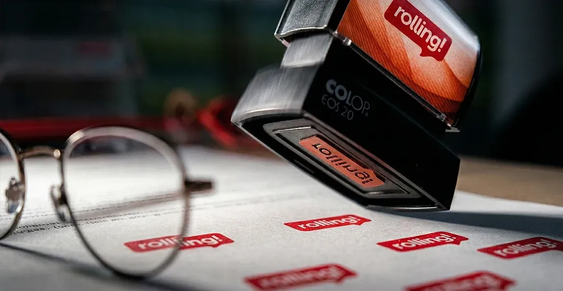 Tagad arī zīmogi. Ātri. Precīzi. Uzticami.