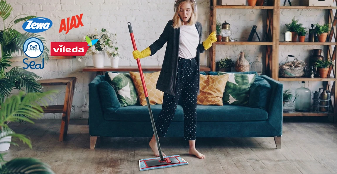 Iegādājies Ajax, Seal, Zewa un Vileda produktus un saņem uzkodu komplektu dāvanā!