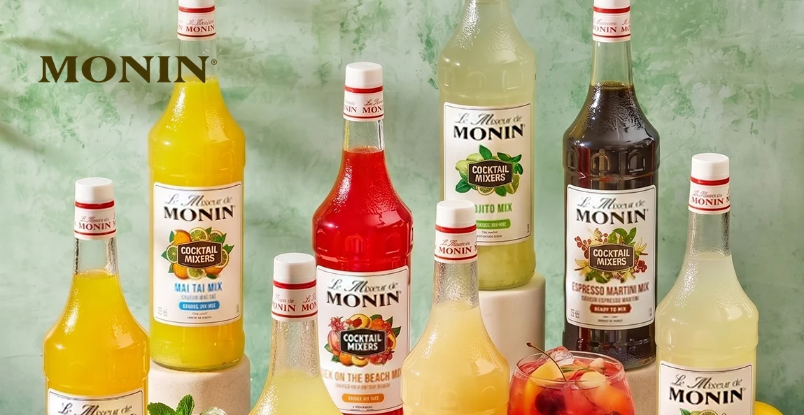 Iegādājies MONIN produktus un kādu no kokteiļu sīrupiem MONIN (1l) dāvanā!