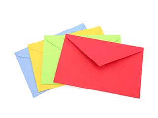 Colored Envelopes
