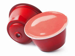 Coffee and chocolate capsules