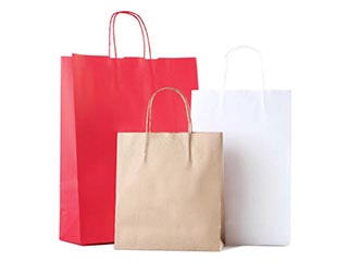 Подарочные пакеты с плетеными ручками