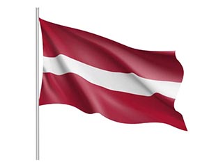 Flags of Latvia and cities