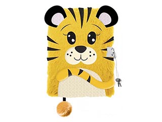 Pūkainas piezīmju klades ar atslēdziņu