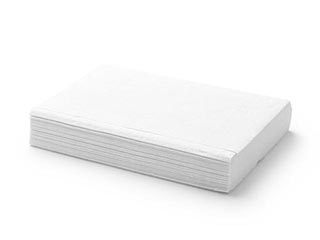 Papīra dvieļi loksnēs