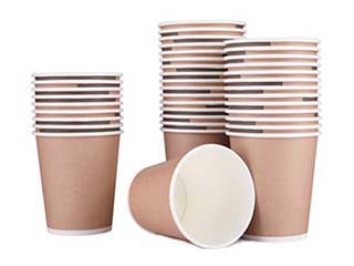 Disposable cups for hot drinks