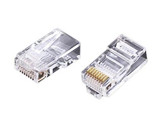 UTP network cables and connectors