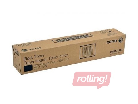 Tonera kasete Xerox WorkCentre 7525/7530/7535/7545/7556/7845, melna, (26000 lpp.)