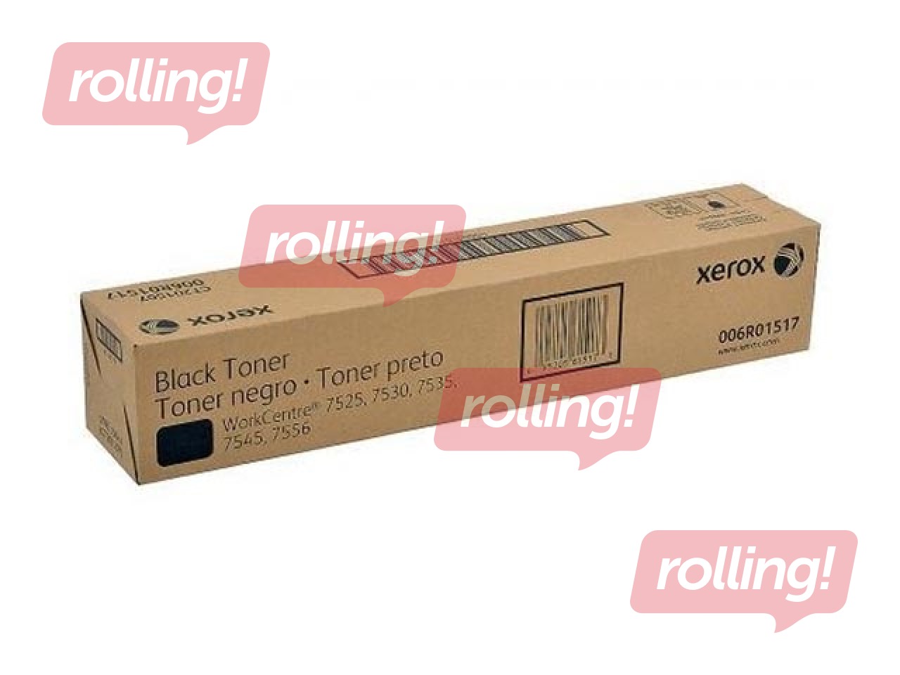 Tonera kasete Xerox WorkCentre 7525/7530/7535/7545/7556/7845, melna, (26000 lpp.)
