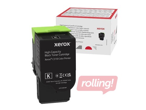 Tonera kasete Xerox C310/C315, melna 8000 lpp.